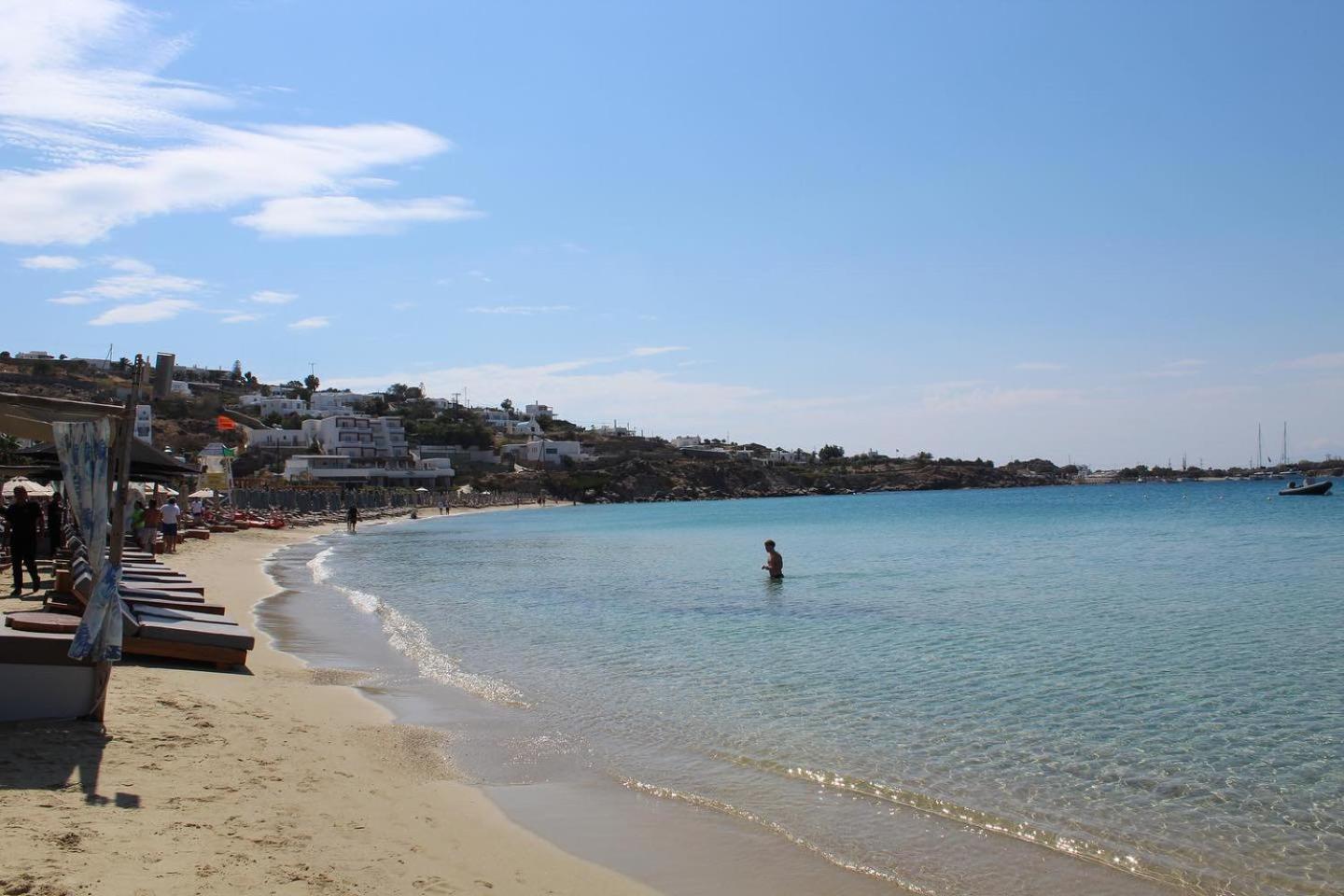 Acrogiali Beachfront Hotel Mykonos Platis Gialos Exterior foto